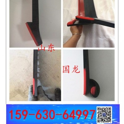 双层人字形防溢裙板 Y型挡煤板  Y-160x15聚氨酯橡胶材质图2