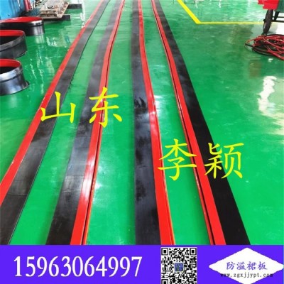 双层密封裙板h-140x15  Y型长尾裙边 H-180x15  聚氨酯橡胶复合型图3