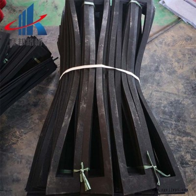 轨道橡胶垫板铁路橡胶垫板高铁轨枕防震垫板弹性垫板 规格定制