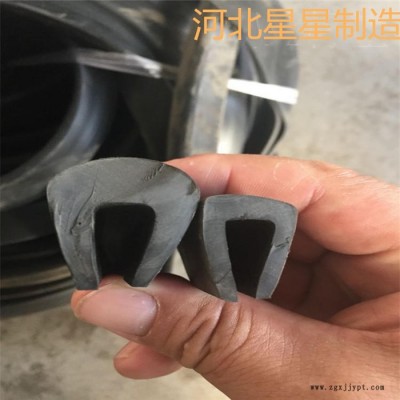 厂家供应D型硅胶密封条冷冻厢车门窗冷藏柜密封胶条图1