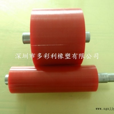 供应滚筒聚氨酯包胶，PU聚氨酯包胶，聚氨酯包胶胶辊胶轮图2
