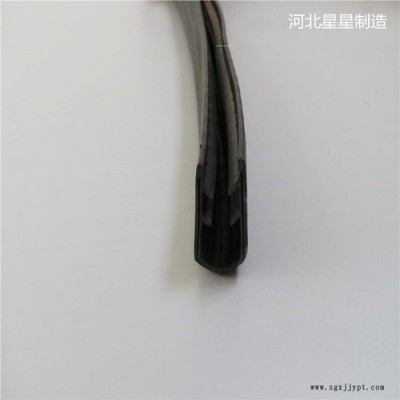 星星供应三元乙丙耐高温橡胶条 办公桌U型封边条图4