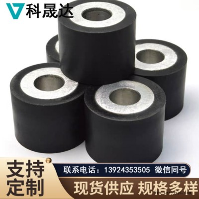 科晟达来图来样加工定做 东莞胶轮批发供应输送聚氨酯导向轮抗磨损不脱胶压线轮轴承包胶辊聚氨酯包胶轮