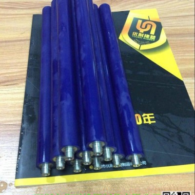车轮包胶  聚氨酯包胶   红色优力胶棒 聚氨酯橡胶图2