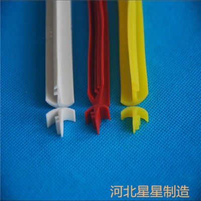 厂家供应车用U型钢丝钢带密封条办公桌U型封边条图1