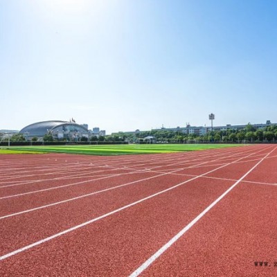 塑胶跑道设备 塑胶体育场跑道 体育场硅pu材料 水性硅pu球场材料 郑州球场硅pu