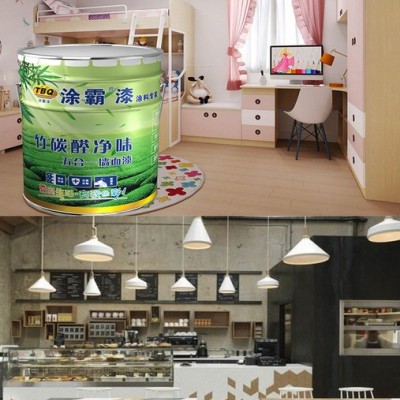 广东江门环保乳胶漆 定制调色乳胶漆涂料 涂霸供应工程乳胶漆图4