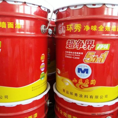 青岛环秀供应外墙防水 耐沾污抗碱 乳胶漆图2
