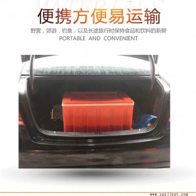 鼎瑞塑业60L保温箱60L医药冷链配送保温箱  移动车载冰箱 户外烧烤冷饮保鲜箱中央厨房饭菜批量周转 冷链配送箱图5