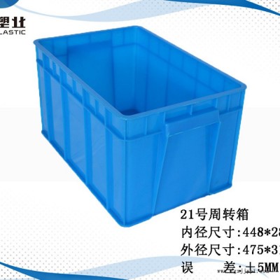 厂家批发小塑料箱工具物料箱子 长方形收纳周转箱21#周转箱图6