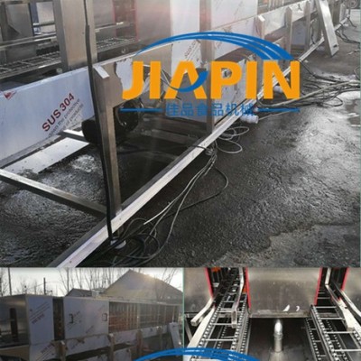 塑料箱喷淋清洗机 诸城佳品  塑料箱连续清洗机 洗箱机各种型号 塑料箱清洗机