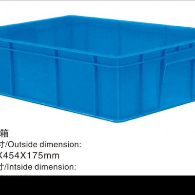 赣州厚街虎门长安塑胶玩具周转箱22号鹏威胶箱胶箩卡板配盖子胶盆配盖子塑胶箱 有盖子塑胶箱图1