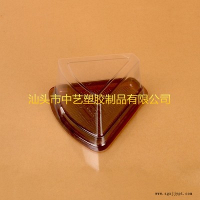 B045三角形吸塑西点包装盒点心盒/蛋糕盒 烘焙包装2100套图1
