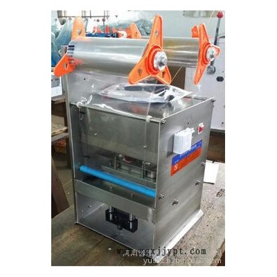 供应熟食塑料盒手动封口机厂家 批发手动熟食封口机价格  封口机械图1