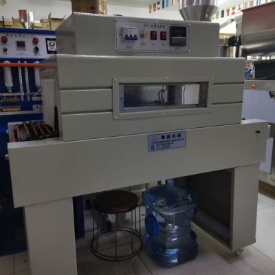 4020型口罩盒缩膜机 餐具pvc膜热收缩机 半自动塑料盒子包装机图4