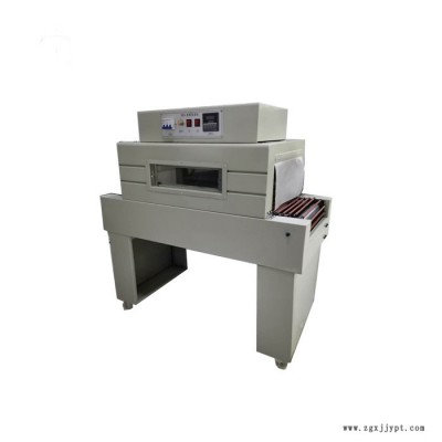 4020型口罩盒缩膜机 餐具pvc膜热收缩机 半自动塑料盒子包装机图1
