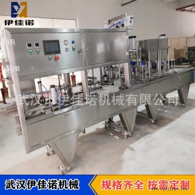 塑料盒包浆豆腐灌装封口机 鸭血豆腐灌装封口机 自动灌装封口机 清水蛋盒装灌水封口机 臭豆腐塑料盒封口机图4
