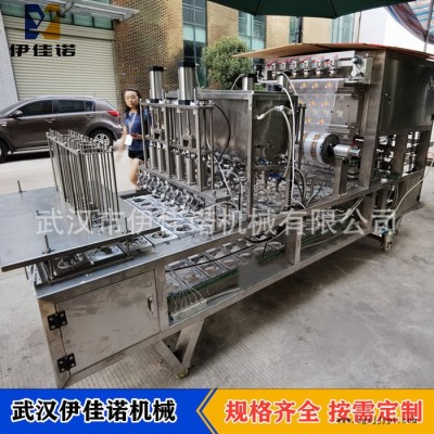 盒装年糕鱼自动包装封口机 异形塑料杯盒膏体灌装封口机 定制食品封口机 自动封口机 膏体塑料盒封口机图3