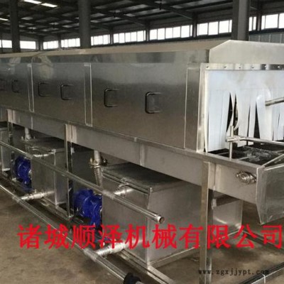 周转筐清洗机 塑料盒喷淋清洗机 风干式自动控温洗筐机 全自动清洗线图3