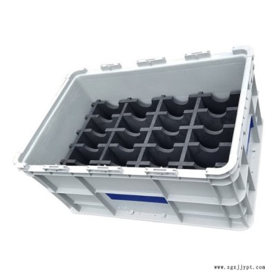 超盛塑料防静电周转箱 蓝色加厚工业胶框 周转筐 定制PP塑料箱图8