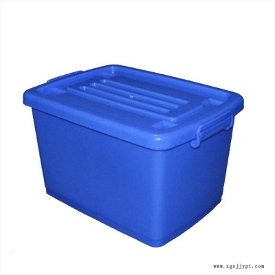 碗盘餐具消毒塑料箱 长方形pp周转箱特大加厚耐用蓝色物流箱新2#图5