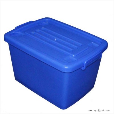 碗盘餐具消毒塑料箱 长方形pp周转箱特大加厚耐用蓝色物流箱新2#图7