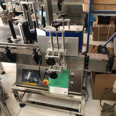 全自动塑料瓶圆形贴标机加工厂 定制自动驱蚊水塑料瓶贴标机图1