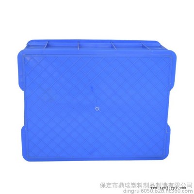 山西鼎瑞大号家用整理箱塑料 /周转箱批发/蓝色加厚加盖子塑料周转箱储物箱图6