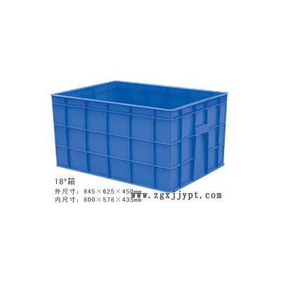 赣州开发区厚街虎门长安塑胶玩具周转箱22号鹏威胶箱胶箩卡板配盖子胶盆 配盖子塑胶箱图3