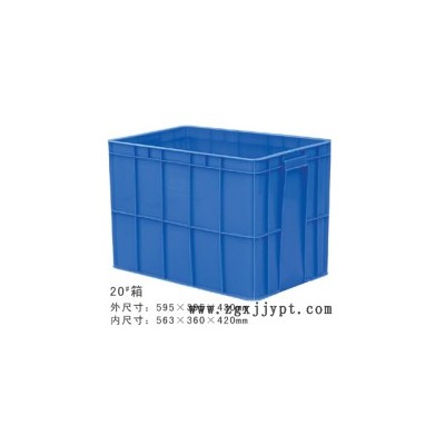 赣州开发区厚街虎门长安塑胶玩具周转箱22号鹏威胶箱胶箩卡板配盖子胶盆 配盖子塑胶箱图1