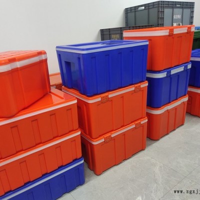 鼎瑞塑业65L保温箱65L食品级冷藏箱 户外快餐外卖箱 PP车载家用冷藏箱 商用外卖大号保温箱 冷链配送箱图1