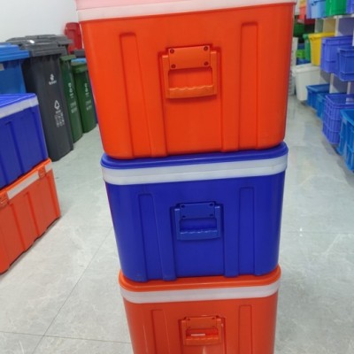鼎瑞塑业65L保温箱65L食品级冷藏箱 户外快餐外卖箱 PP车载家用冷藏箱 商用外卖大号保温箱 冷链配送箱图2