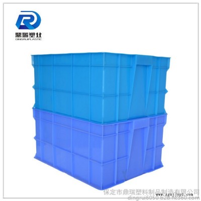 北京鼎瑞周转箱 /周转箱批发/蓝色加厚加盖子塑料周转箱储物箱图8