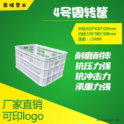 鼎瑞制造-4号筐 苹果桃子山药周转筐 多功能食品周转筐 塑料整理收纳周转筐图2