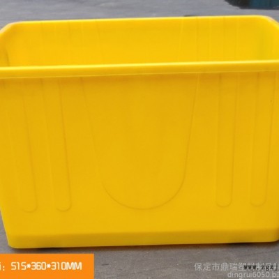 山东鼎瑞零部件周转箱 /周转箱厂家/蓝色加厚加盖子塑料周转箱储物箱图3