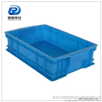 天津鼎瑞塑料周转箱餐具消毒箱 /周转箱批发/蓝色加厚加盖子塑料周转箱储物箱图1