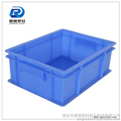 天津鼎瑞塑料周转箱餐具消毒箱 /周转箱批发/蓝色加厚加盖子塑料周转箱储物箱图4