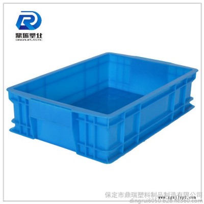 天津鼎瑞塑料周转箱餐具消毒箱 /周转箱批发/蓝色加厚加盖子塑料周转箱储物箱图2