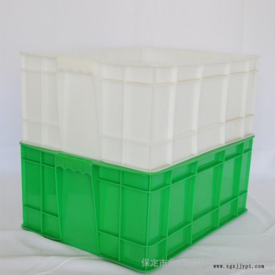 山西鼎瑞加厚周转箱 /周转箱厂家/蓝色加厚加盖子塑料周转箱储物箱图5