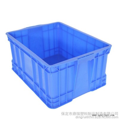 天津鼎瑞餐具周转胶箱 /周转箱批发/蓝色加厚加盖子塑料周转箱储物箱图5