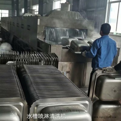 工业用高压喷淋清洗机 全自动隧道式食品塑料箱除油除杂物清洗机  销售关键中的关键图7