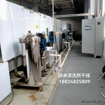 工业用高压喷淋清洗机 全自动隧道式食品塑料箱除油除杂物清洗机  销售关键中的关键图5
