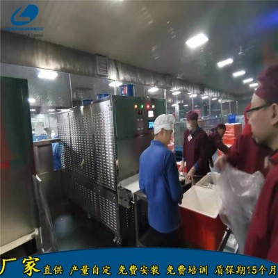 山东磊沐微波盒饭回温加热设备 自动盒饭微波加热设备小操作间用图7
