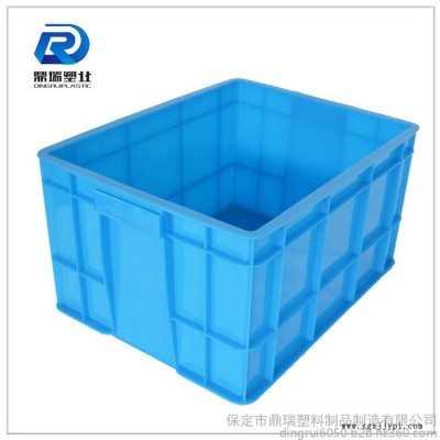 山东鼎瑞塑料周转箱餐具消毒箱 /周转箱批发/蓝色加厚加盖子塑料周转箱储物箱图1