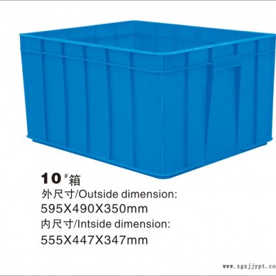 东莞厚街虎门长安塑胶玩具周转箱16号鹏威胶箱胶箩卡板配盖子胶盆带盖子塑胶箱图2