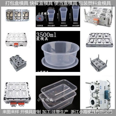 浙江注塑模具厂 饭盒模具塑料包装盒模具图1