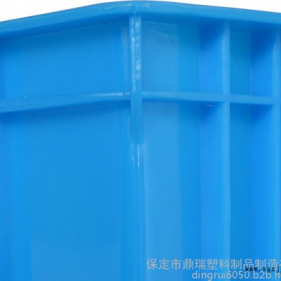 山西鼎瑞塑料周转箱餐具消毒箱 /周转箱厂家/蓝色加厚加盖子塑料周转箱储物箱图2