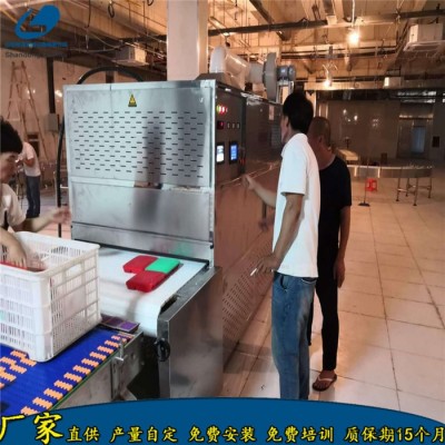 山东中央厨房盒饭生产设备 全自动学生盒饭加热机价格图片图2