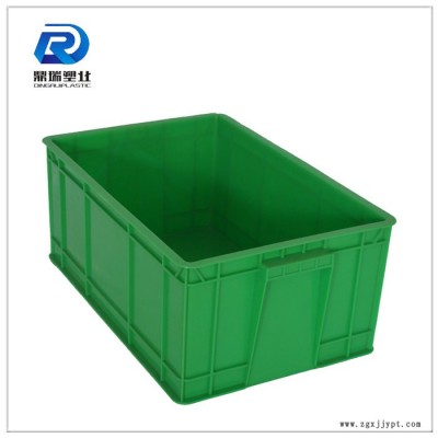 河南鼎瑞周转箱塑料带盖 /周转箱厂家/蓝色加厚加盖子塑料周转箱储物箱图7