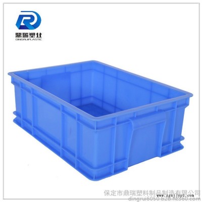山西鼎瑞大号家用整理箱塑料 /周转箱厂家/蓝色加厚加盖子塑料周转箱储物箱图5